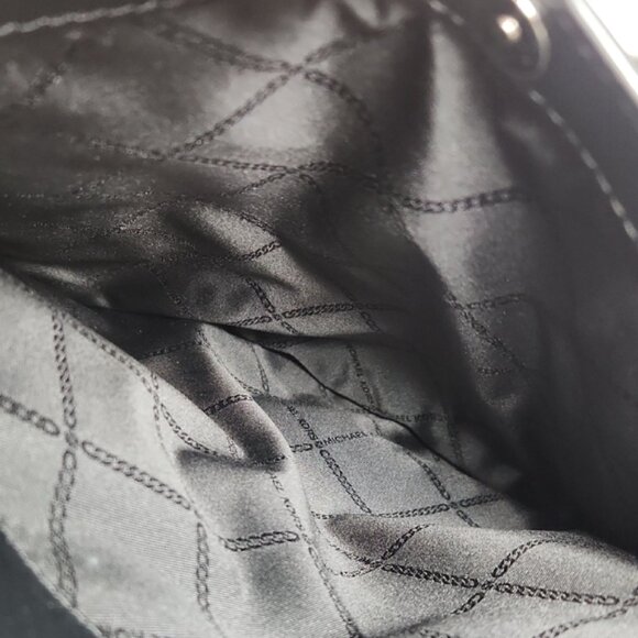 Michael Kors Megan Large Striped Leather Tote Bag - Picture 9 of 11